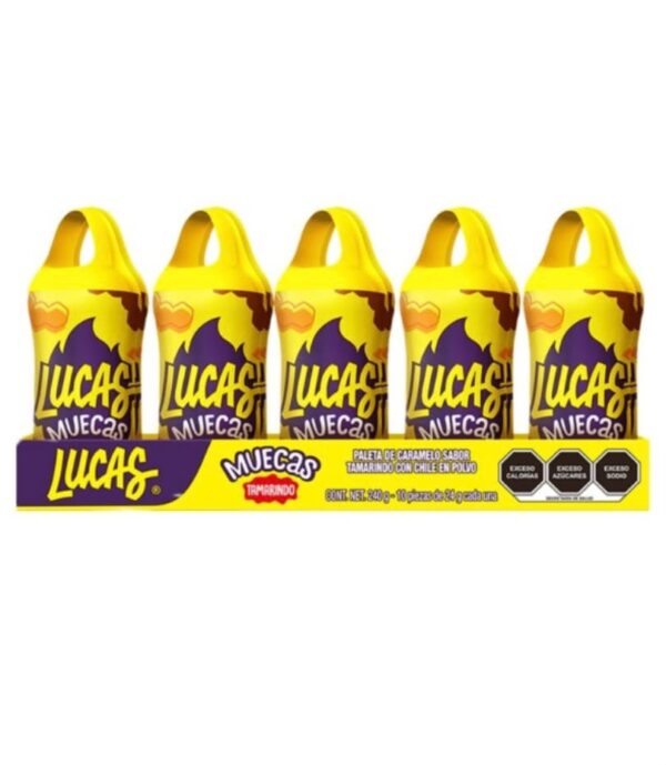 Lucas muecas tamarindo caja x10 unidades