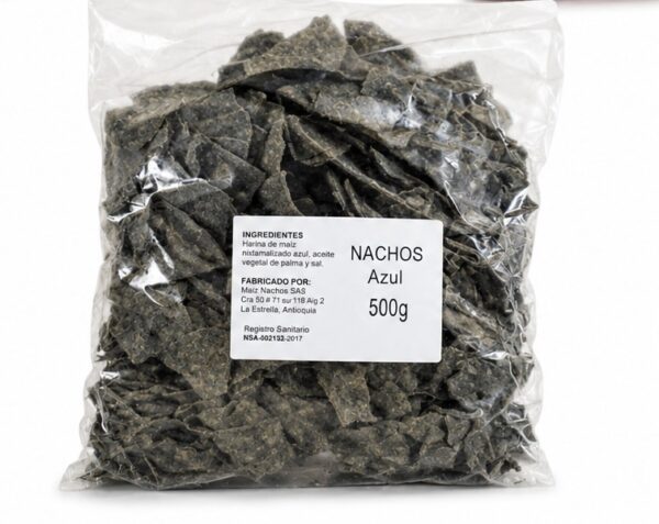 Nachos maíz azul 500 gr