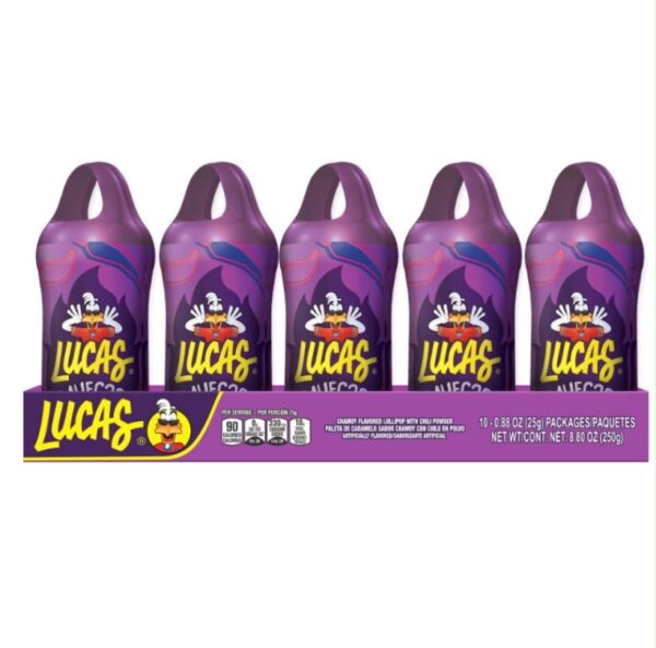 Lucas muecas chamoy x10 unidades