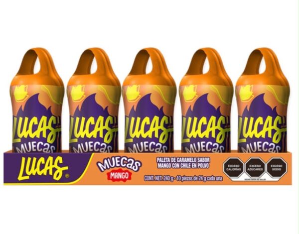 Lucas muecas mango caja x10 unidades