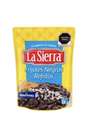 Frijoles negros refritos x 430g