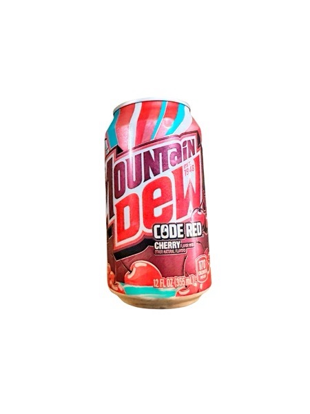 Mountain dew code red cherry 355 ml