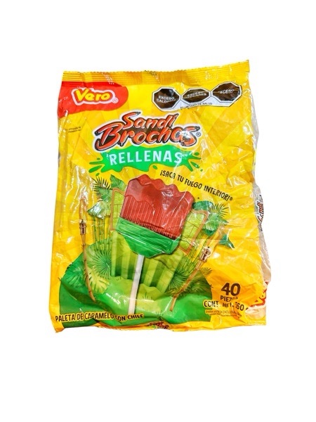 Sandi brochas rellenas paquete x40 unidades