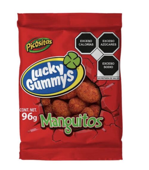 Manguitos gomitas enchiladas lucky gummys