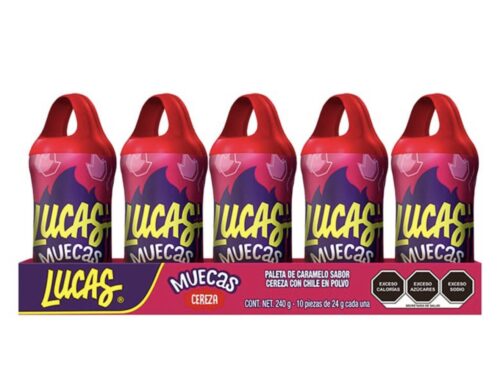 Lucas muecas cereza caja x10 unidades