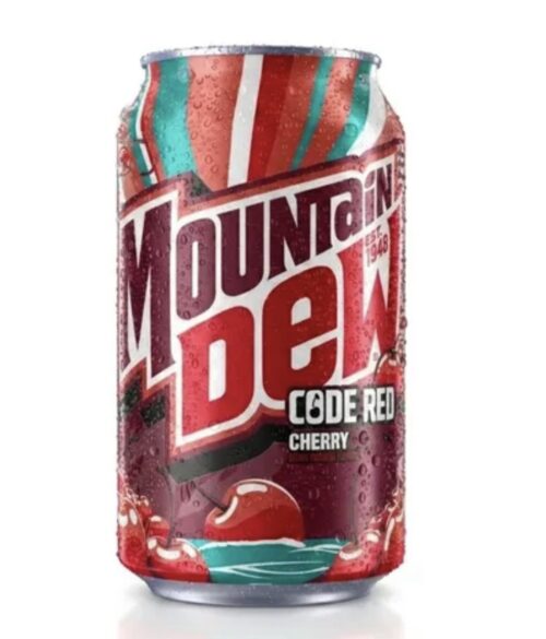 Mountain dew code red cherry 355 ml