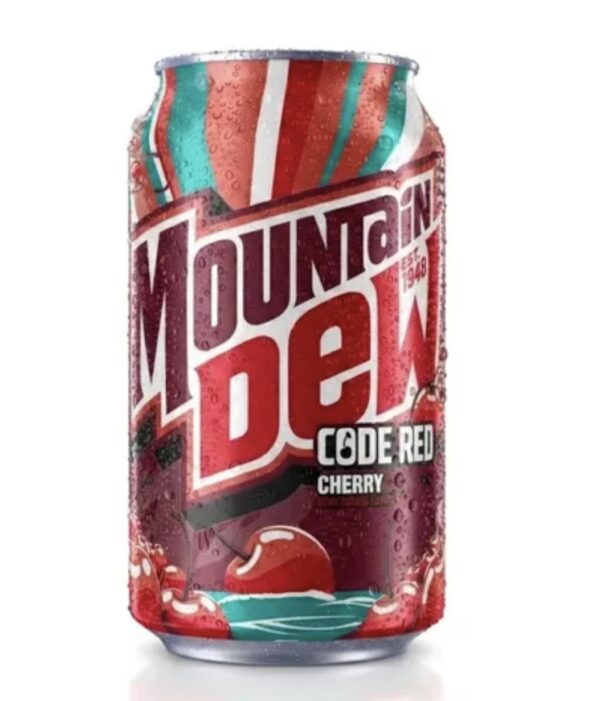 Mountain dew code red cherry 355 ml
