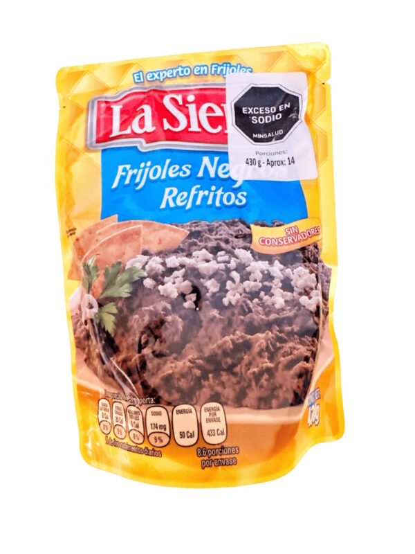 Frijoles negros refritos x 430g