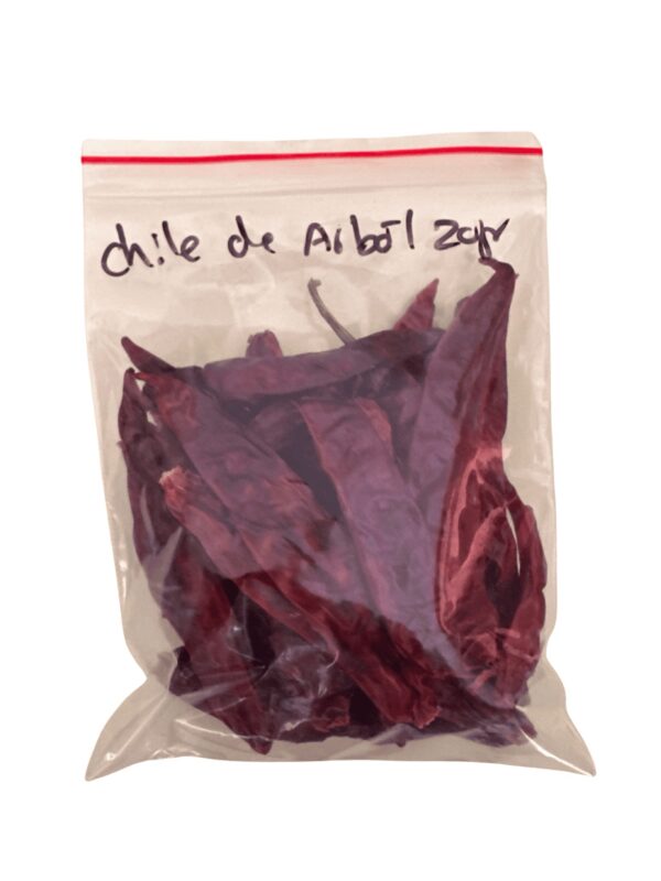 Chile de arbol x20g