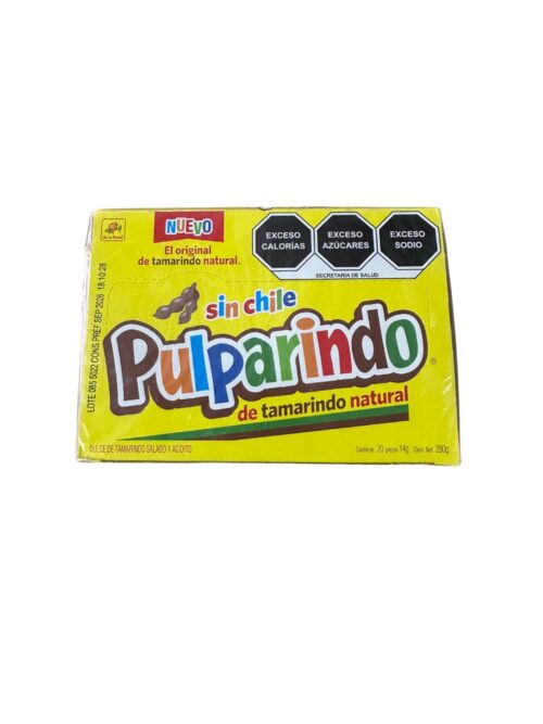 Pulparindo sin chile x20 unidades