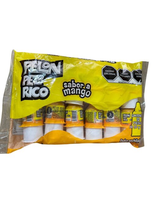 Pelón pelo rico mango x12 unidades