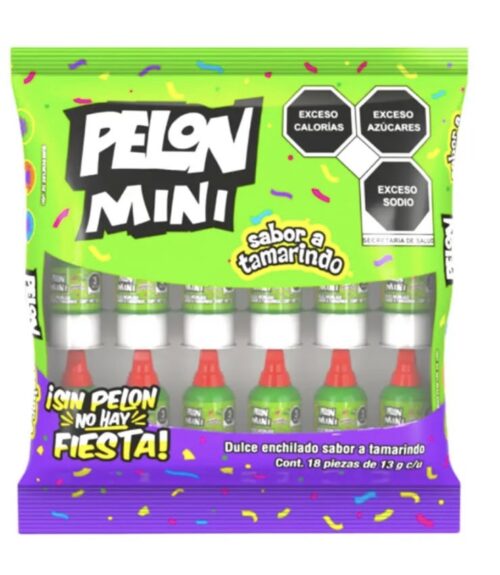 Pelón mini tamarindo x18 unidades