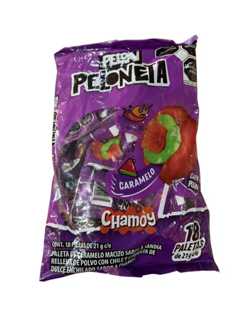 Pelón peloneta chamoy x18 unidades
