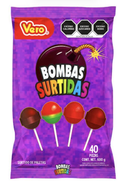 Bombas surtidas x40 unidades