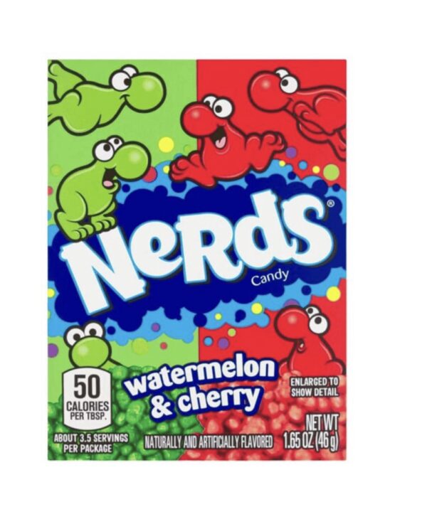 Nerds watermelon and cherry 46g