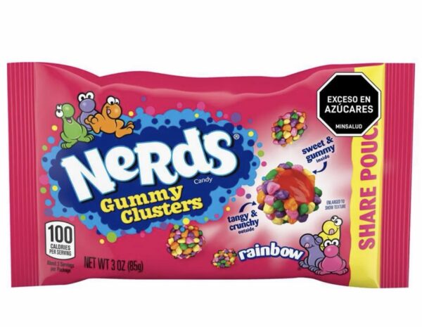 Nerds gummy clusters rainbow