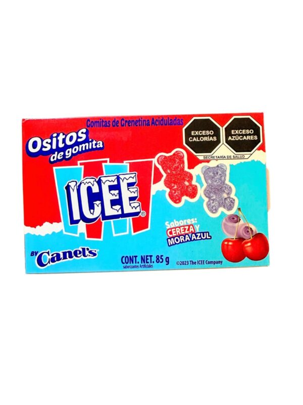 Icee ositos sabor cereza mora azul