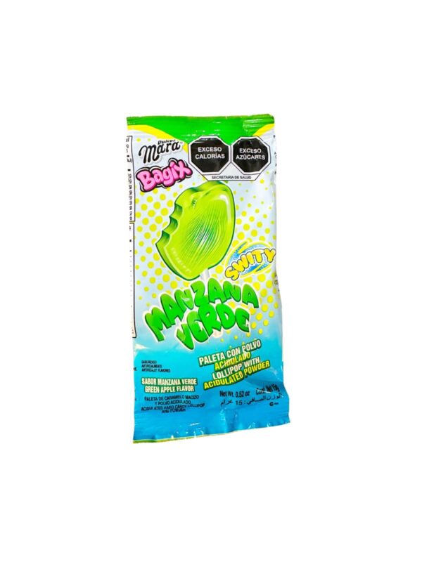 Manzana verde polvo