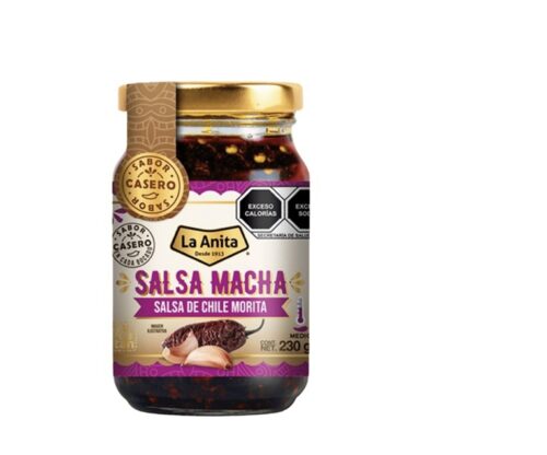 Salsa macha chile morita