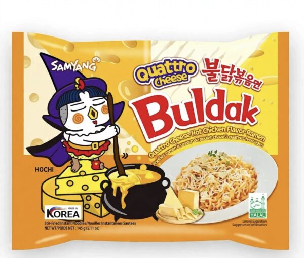 Ramen buldak 4 quesos x 145 gr