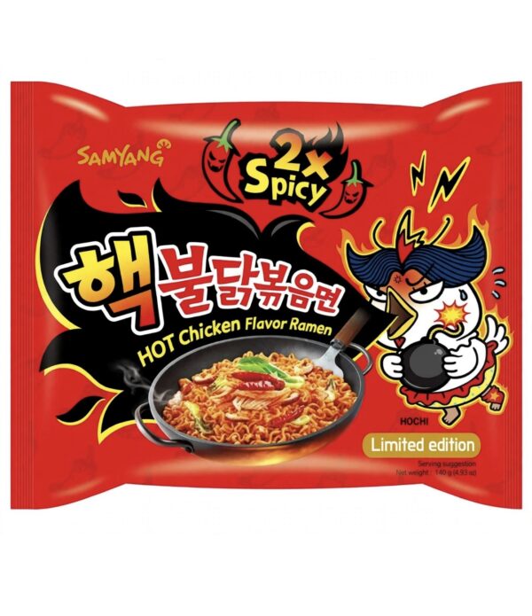 Ramen buldak doble picante  x 140 gr
